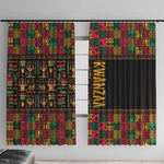 Kwanzaa African Pattern Window Curtain