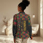 Kwanzaa African Pattern Women Casual Shirt LT01