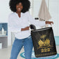Ayiti 222nd Independence Day Anniversary Laundry Basket Haiti Gold VeVe Pattern - African Pride