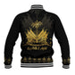 Ayiti 222nd Independence Day Anniversary Baseball Jacket Haiti Gold VeVe Pattern - African Pride