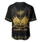 Ayiti 222nd Independence Day Anniversary Baseball Jersey Haiti Gold VeVe Pattern LT01