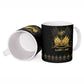 Ayiti 222nd Independence Day Anniversary Ceramic Mug Haiti Gold VeVe Pattern - African Pride