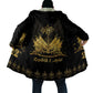 Ayiti 222nd Independence Day Anniversary Cloak Haiti Gold VeVe Pattern - African Pride
