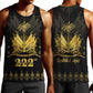 Ayiti 222nd Independence Day Anniversary Men Tank Top Haiti Gold VeVe Pattern - African Pride