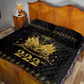 Ayiti 222nd Independence Day Anniversary Quilt Bed Set Haiti Gold VeVe Pattern - African Pride