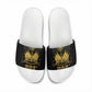 Ayiti 222nd Independence Day Anniversary Slide Sandals Haiti Gold VeVe Pattern - African Pride