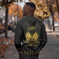 Ayiti 222nd Independence Day Anniversary Sweatshirt Haiti Gold VeVe Pattern - African Pride