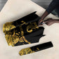 Ayiti 222nd Independence Day Anniversary Umbrella Haiti Gold VeVe Pattern - African Pride