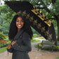 Ayiti 222nd Independence Day Anniversary Umbrella Haiti Gold VeVe Pattern - African Pride