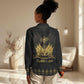 Ayiti 222nd Independence Day Anniversary Women Casual Shirt Haiti Gold VeVe Pattern - African Pride