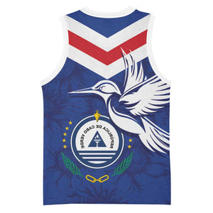 Cape Verde Independence Day Basketball Jersey Gerbera Daisy Pattern - African Pride