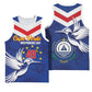 Cape Verde Independence Day Basketball Jersey Gerbera Daisy Pattern - African Pride
