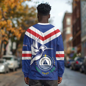 Cape Verde Independence Day Long Sleeve Shirt Gerbera Daisy Pattern LT01