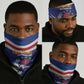 Cape Verde Independence Day Neck Gaiter Gerbera Daisy Pattern LT01