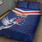 Cape Verde Independence Day Quilt Bed Set Gerbera Daisy Pattern