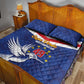 Cape Verde Independence Day Quilt Bed Set Gerbera Daisy Pattern