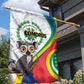 Comoros Garden Flag 1975 Komori Mongoose Lemur African Pattern