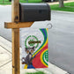 Comoros Garden Flag 1975 Komori Mongoose Lemur African Pattern