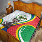 Comoros Quilt 1975 Komori Mongoose Lemur African Pattern