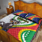 Comoros Quilt Bed Set 1975 Komori Mongoose Lemur African Pattern