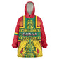Custom Ghana KId Wearable Blanket Hoodie with Cross of Saint George and Tawny Eagles