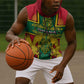 Custom Ghana Sleeveless Hoodie with Cross of Saint George and Tawny Eagles - African Pride