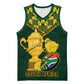 Custom South Africa Rugby Basketball Jersey - Go Bokke Champion, World Cup LT01