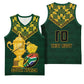 Custom South Africa Rugby Basketball Jersey - Go Bokke Champion, World Cup - African Pride
