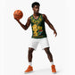 Custom South Africa Rugby Basketball Jersey - Go Bokke Champion, World Cup - African Pride