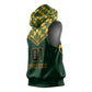 Custom South Africa Rugby Sleeveless Hoodie - Go Bokke Champion, World Cup - African Pride