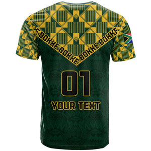 Custom South Africa Rugby T shirt - Go Bokke Champion, World Cup