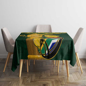 South Africa Rugby Tablecloth - Go Bokke Champion, World Cup