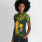 Custom South Africa Rugby Women Polo Shirt - Go Bokke Champion, World Cup