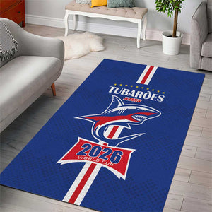 Cape Verde 2026 Football Area Rug Blue Sharks WC Debut - African Pride