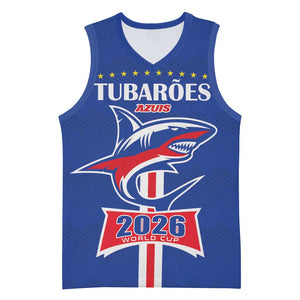 Custom Cape Verde 2026 Football Basketball Jersey Blue Sharks WC Debut - African Pride