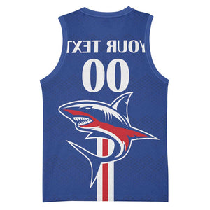 Custom Cape Verde 2026 Football Basketball Jersey Blue Sharks WC Debut - African Pride