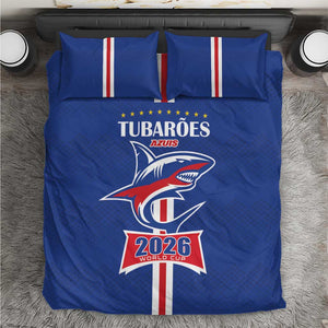 Cape Verde 2026 Football Bedding Set Blue Sharks WC Debut - African Pride