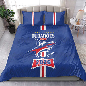 Cape Verde 2026 Football Bedding Set Blue Sharks WC Debut - African Pride