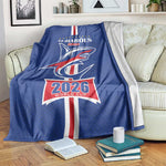Cape Verde 2026 Football Blanket Blue Sharks WC Debut - African Pride