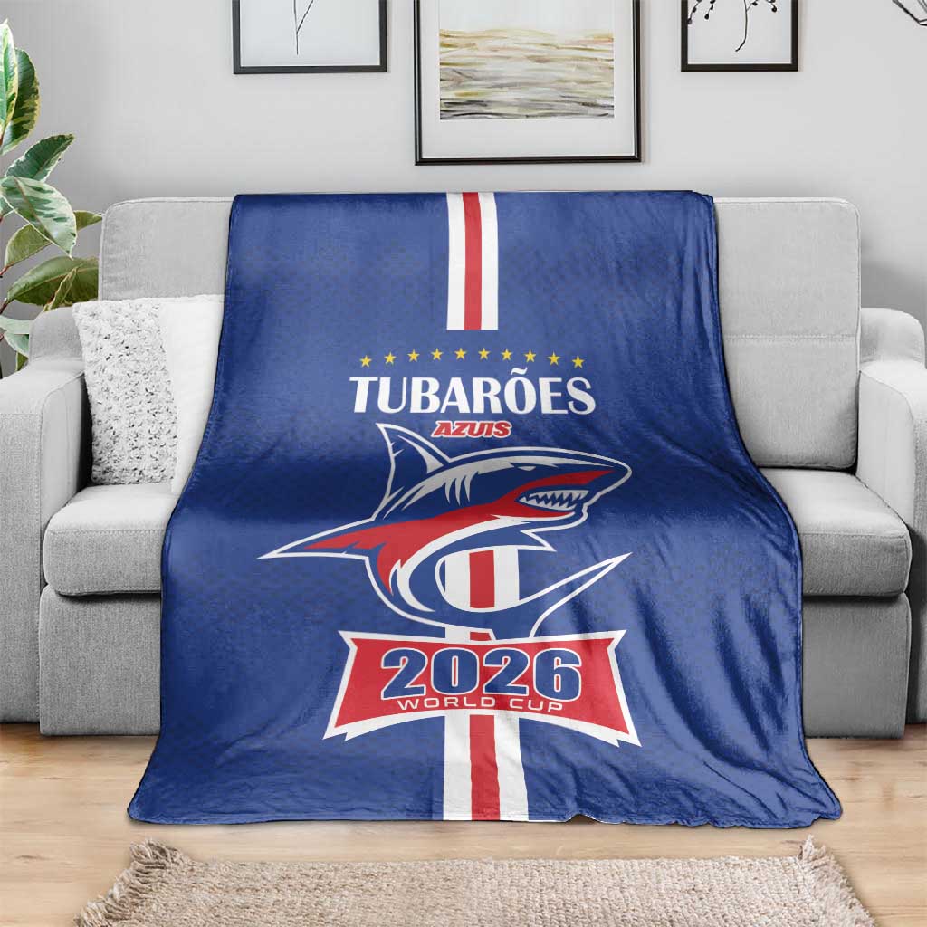 Cape Verde 2026 Football Blanket Blue Sharks WC Debut - African Pride