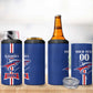 Custom Cape Verde 2026 Football 4 in 1 Can Cooler Tumbler Blue Sharks WC Debut - African Pride