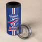 Custom Cape Verde 2026 Football 4 in 1 Can Cooler Tumbler Blue Sharks WC Debut - African Pride