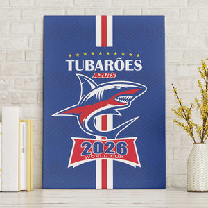 Cape Verde 2026 Football Canvas Wall Art Blue Sharks WC Debut - African Pride