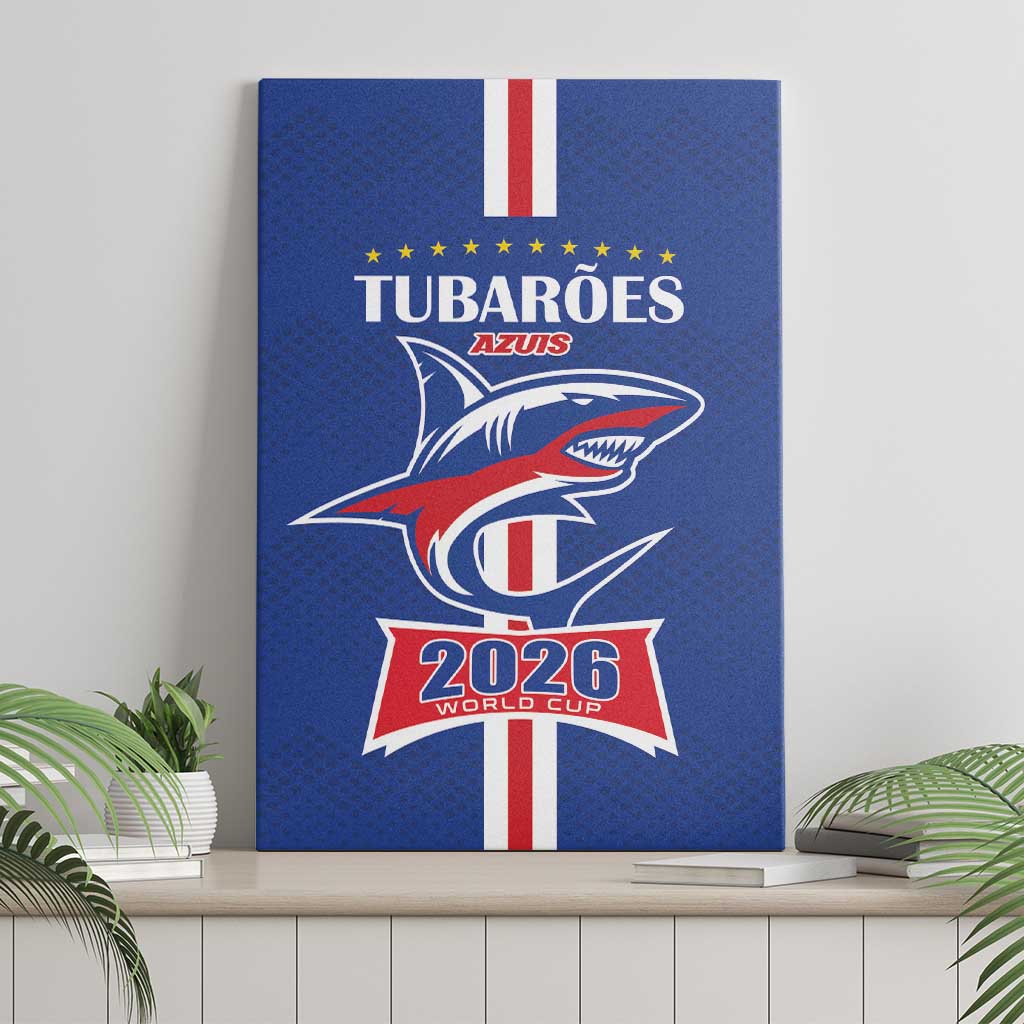 Cape Verde 2026 Football Canvas Wall Art Blue Sharks WC Debut - African Pride