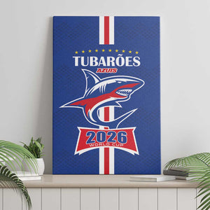 Cape Verde 2026 Football Canvas Wall Art Blue Sharks WC Debut - African Pride