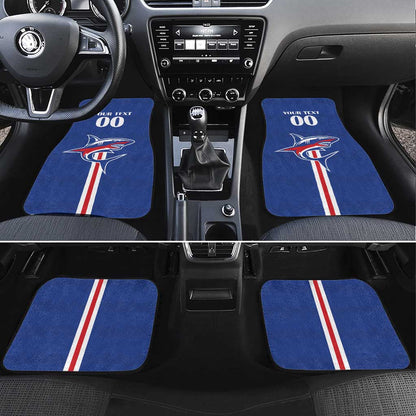 Custom Cape Verde 2026 Football Car Mats Blue Sharks WC Debut - African Pride
