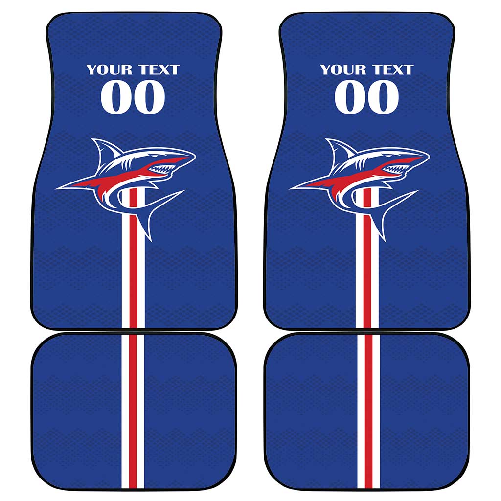 Custom Cape Verde 2026 Football Car Mats Blue Sharks WC Debut - African Pride