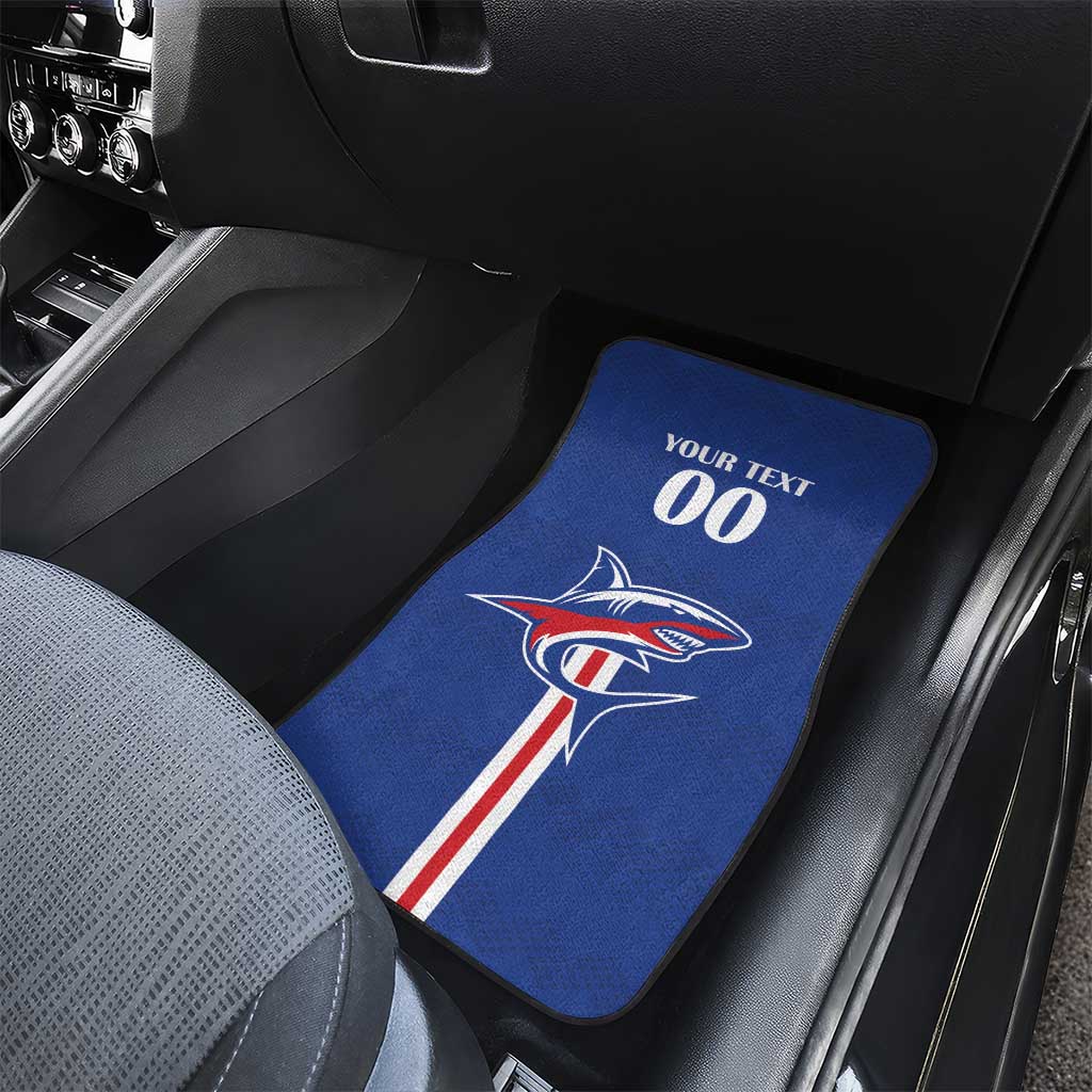 Custom Cape Verde 2026 Football Car Mats Blue Sharks WC Debut - African Pride