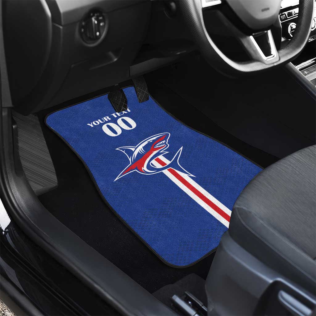 Custom Cape Verde 2026 Football Car Mats Blue Sharks WC Debut - African Pride