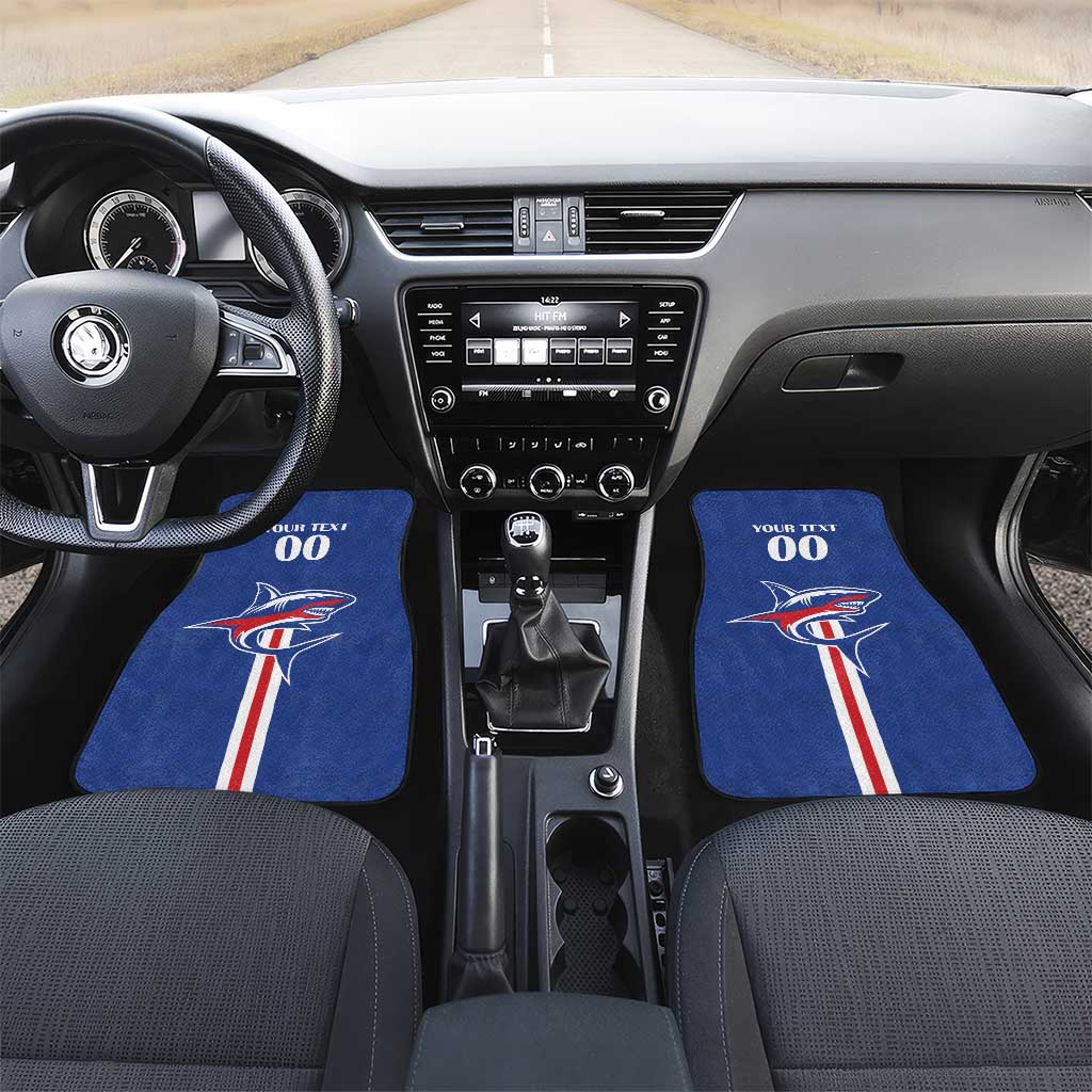 Custom Cape Verde 2026 Football Car Mats Blue Sharks WC Debut - African Pride